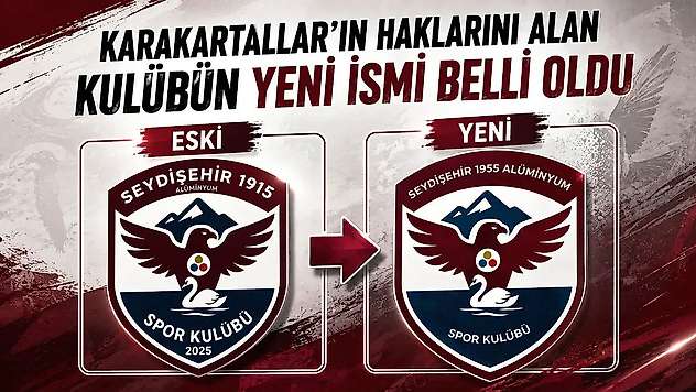 Konya takımının ismi değişti