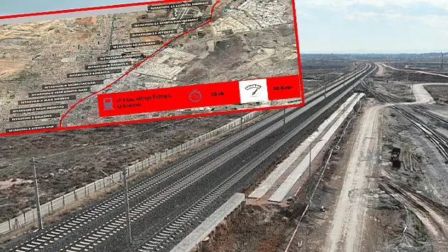 Konya tarihinin en önemli ulaşım yatırımlarından biri olan KONYARAY Banliyö Hattı hızla ilerliyor