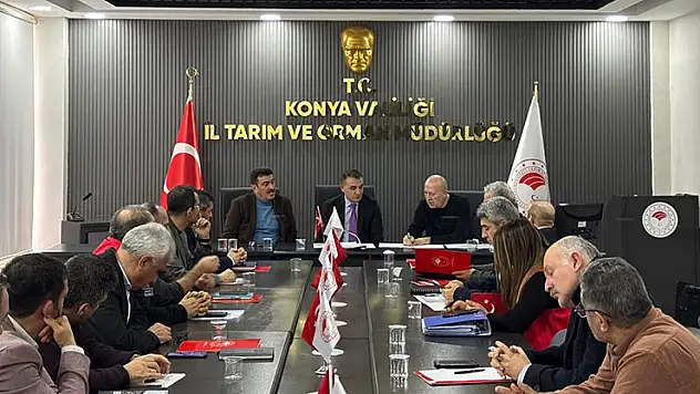 Konya tarımının 2026 hedefleri belirlendi