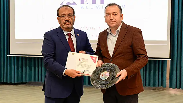 Konya Teknik Üniversitesinden Eti Alüminyum'a plaket