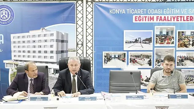 Konya Ticaret Odası Meclisi'nden İsrail'e kınama
