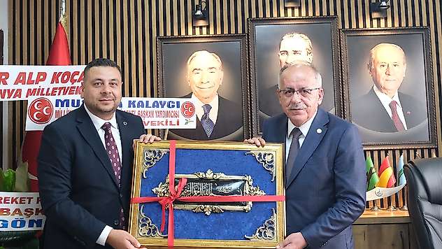 Konya Ülkü Ocakları Kalaycı'yı ağırladı