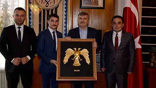 Konya Ülkü Ocaklarından Başkan Akyürek'e ziyaret