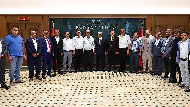 Konya Valisi Akın, muhtarlarla bir araya geldi