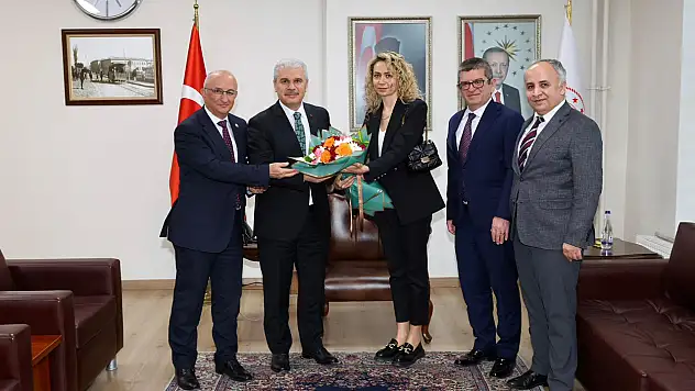 Konya Valisi Akın, TÜİK'i makamında ağırladı