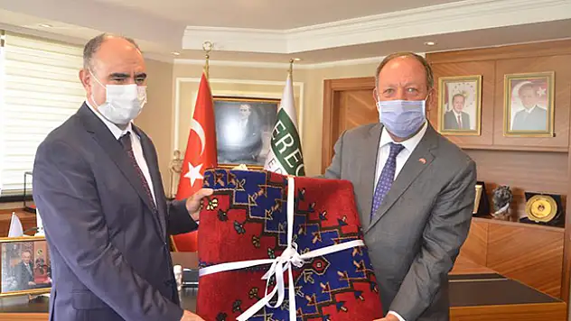 Konya Valisi Özkan, Ereğli'de tanışma ve değerlendirme toplantısına katıldı