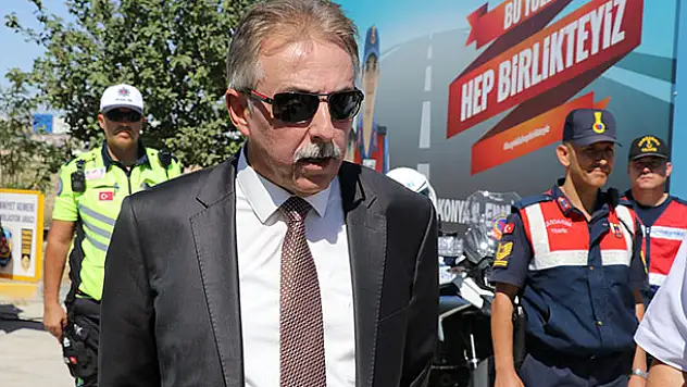Konya Valisi Toprak trafik denetimlerine katıldı