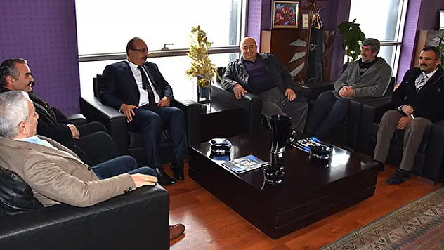 Konya Valisi Yakup Canbolat Büsan'ı ziyaret etti