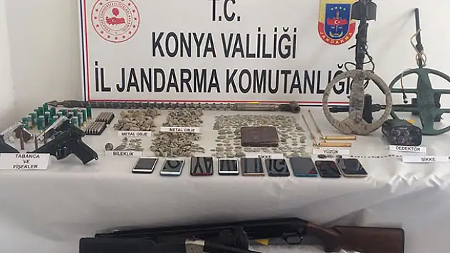Konya ve Adana'da tarihi eser operasyonu: 11 kişiye gözaltı
