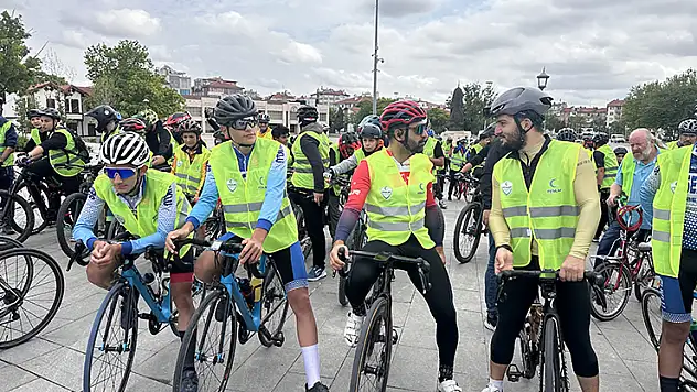 Konya ve çevre illerde '12. Yeşilay Bisiklet Turu' düzenlendi