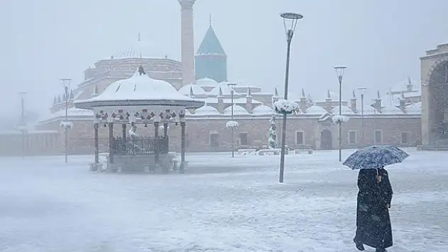Konya ve çevresi için meteoroloji'den kar uyarısı - Konya hava durumu