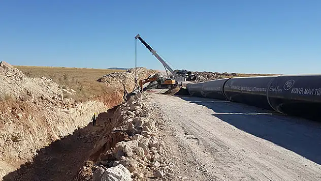 Konya ve Çumra'ya yıllık 100 milyon metreküp su temin edilecek