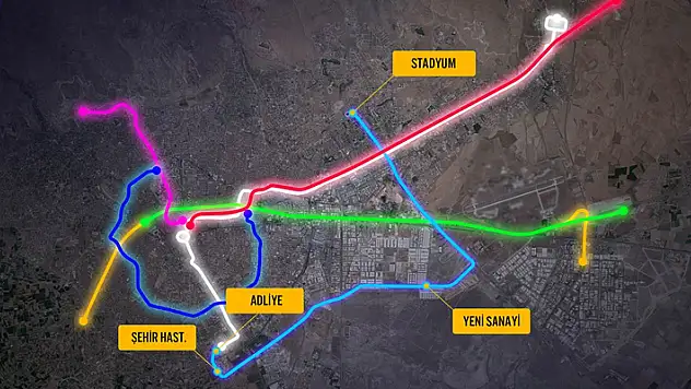 Konya'ya 11.2 kilometrelik yeni tramvay hattı geliyor! 