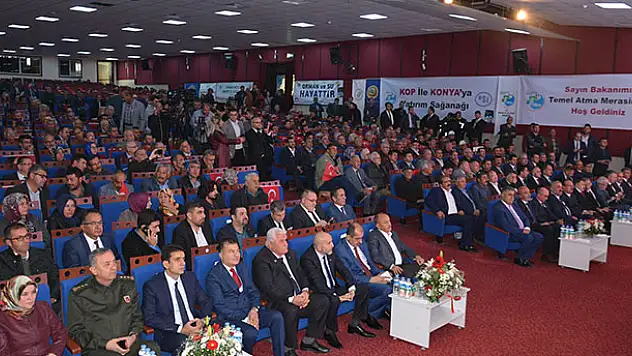 Konya'ya 466 milyon liralık yarıtım