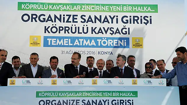 Konya'ya bir köprülü kavşak daha