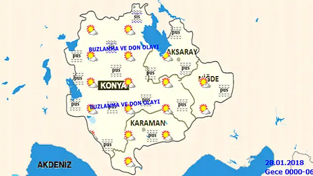 Konya'ya don uyarısı!