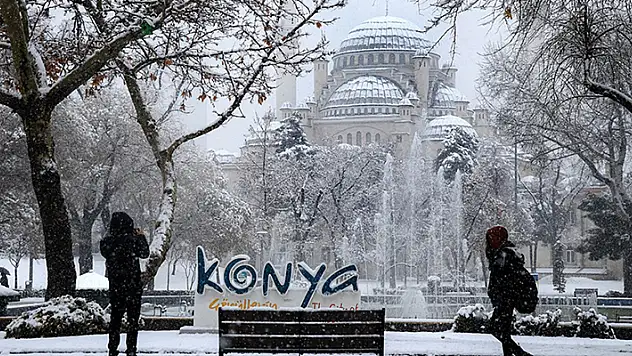 Konya'ya kar geliyor! 2 gün etkili olacak