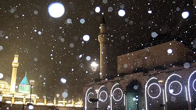 Konya'ya kar uyarısı!