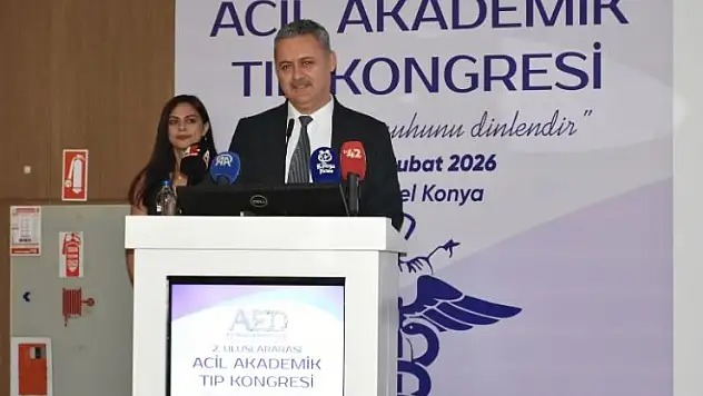 Konya'da 2. Uluslararası Acil Akademik Tıp Kongresi başladı