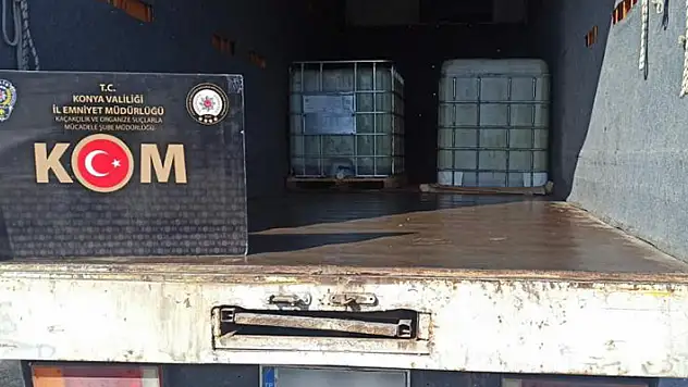 Konya'da 6 bin 220 litre kaçak akaryakıt ele geçirildi
