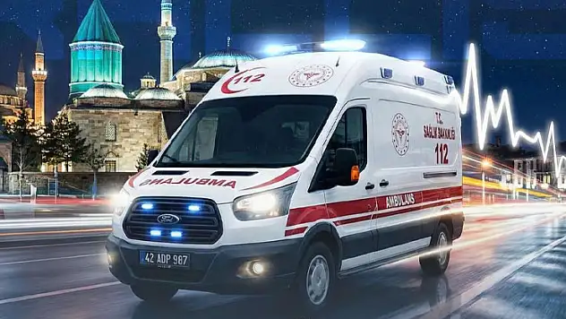 Konya'da ambulans rallisi düzenlendi