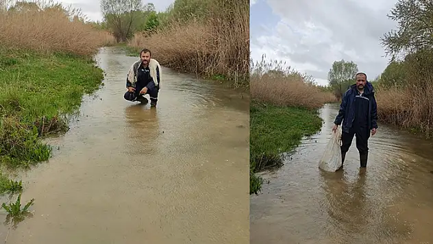 Konya'da baraj sularına serpme ağ atan kaçak avcılara 5 bin 50 liralık ceza kesildi.
