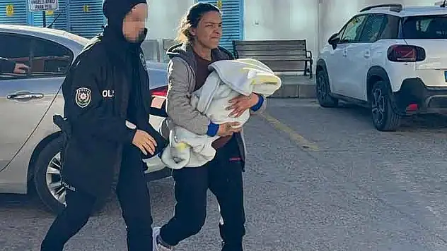 Konya'da bebeğinin bezine uyuşturucu saklayan şüpheli tutuklandı