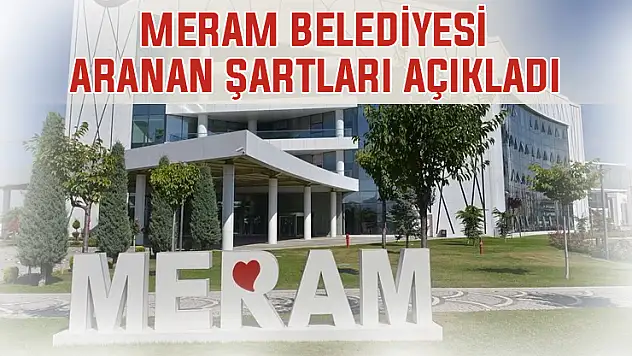 Konya'da belediye sözleşmeli personel alımı yapacak