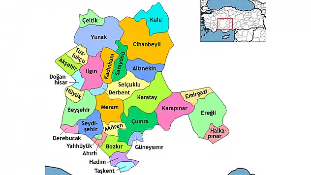 Konya'da belediyelerin partilere dağılımında son durum