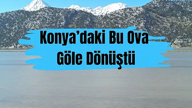 Konya'da bereket taşkına dönüştü