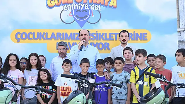 Konya'da binlerce çocuk bisikletlerine kavuştu