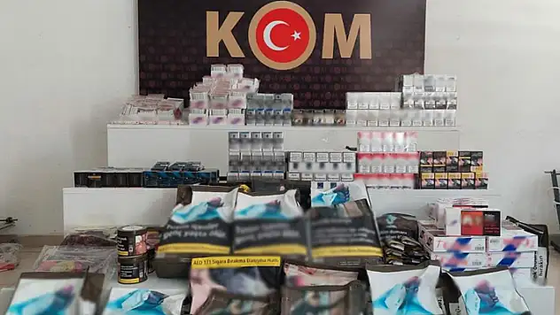 Konya'da binlerce kaçak sigara ele geçirildi