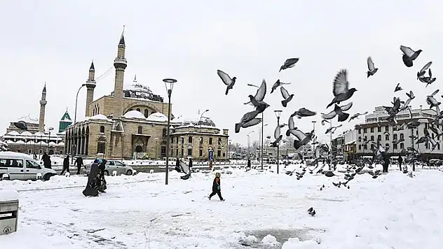 Konya'da bu kış kar daha az, sıcaklık daha yüksek bekleniyor!
