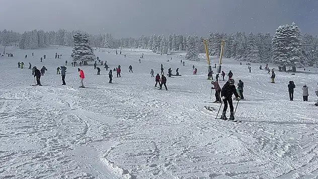 Konya'da bulamadığı karı Uludağ'da buldu