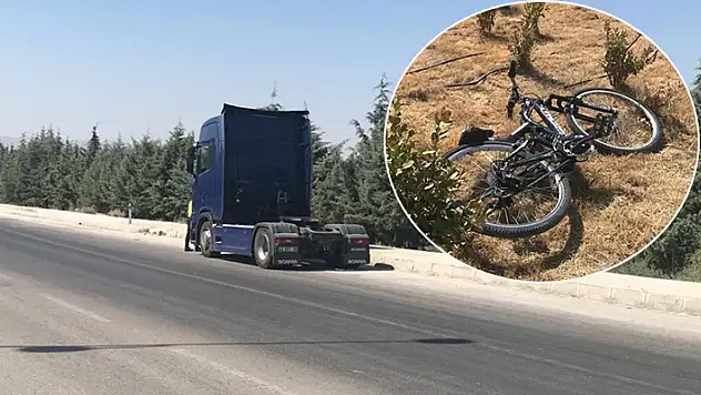 Konya'da çekicinin çarptığı bisiklet sürücüsü çocuk yaralandı
