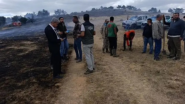 Konya'da çıkan orman yangını söndürüldü