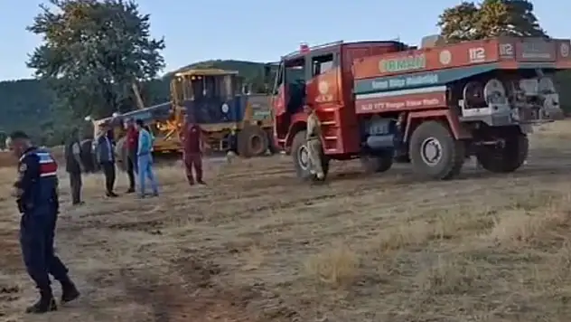 Konya'da çıkan yayla yangını korkuttu
