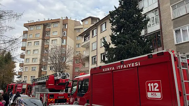 Konya'da dairedeki kombi patladı: 1 yaralı
