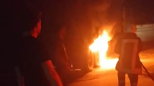 Konya'da dinlenme tesisindeki tır yandı
