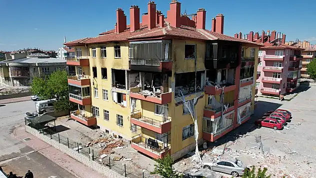 Konya'da doğal gaz kaynaklı patlama olan binada yaralanan 10 kişi taburcu edildi
