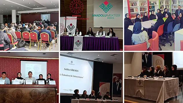 Konya'da düzenlenen 'Anadolu Mektebi' programı ilgi topladı