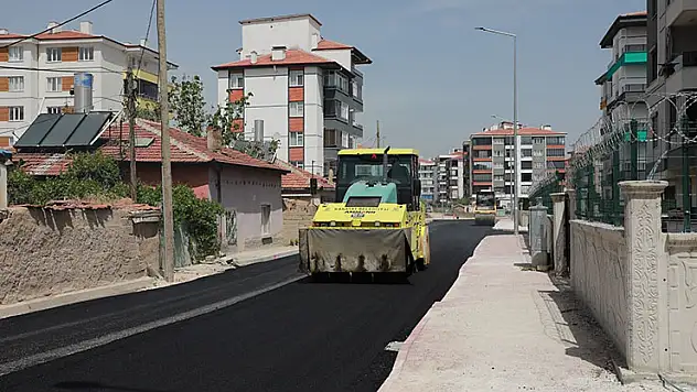 Konya'da Erenler ve Mengene mahallelerine sıcak asfalt