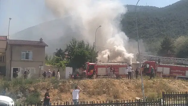 Konya'da evde çıkan yangında bedensel engelli öldü