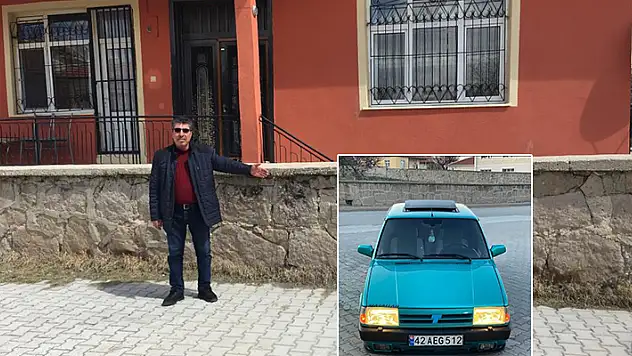 Konya'da evin önünde park halindeki otomobil çalındı
