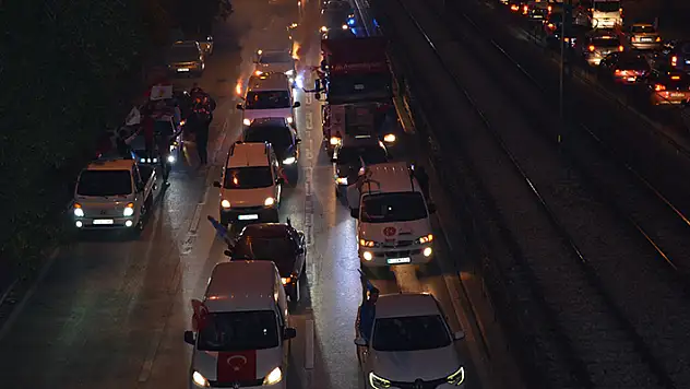 Konya'da galibiyet coşkusu
