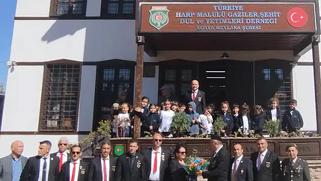 Konya'da Gaziler Günü'nde anlamlı buluşma