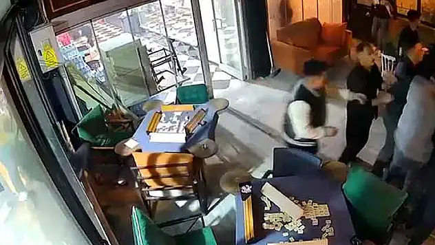 Konya'da gencin yaşamını yitirdiği kavga anı kamerada