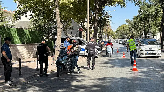 Konya'da geniş çaplı motosiklet denetimleri aralıksız sürüyor