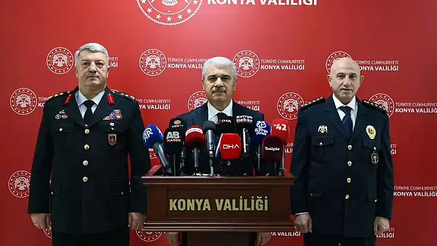 Konya'da 'Genişletilmiş Asayiş ve Güvenlik Toplantısı' yapıldı