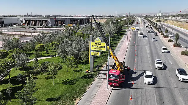 Konya'da görüntü kirliliğine karşı mücadele başladı